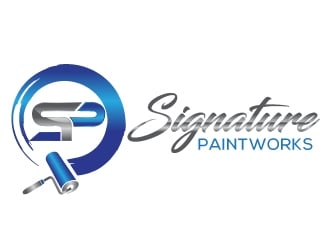 Signature Paintworks  logo design by Upoops