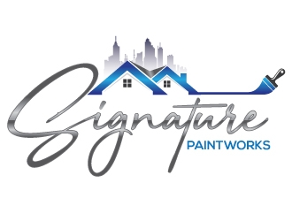 Signature Paintworks  logo design by Upoops