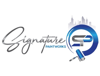 Signature Paintworks  logo design by Upoops