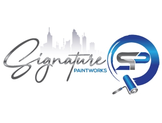 Signature Paintworks  logo design by Upoops