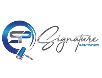 Signature Paintworks  logo design by Upoops