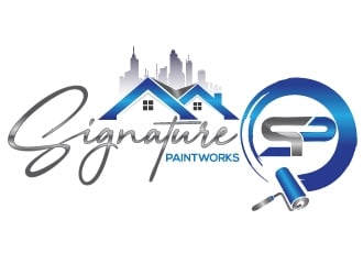 Signature Paintworks  logo design by Upoops