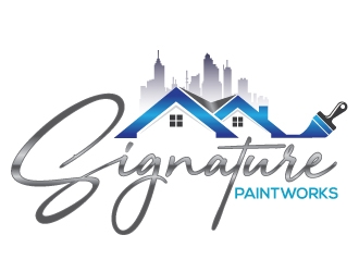 Signature Paintworks  logo design by Upoops