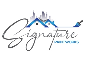 Signature Paintworks  logo design by Upoops