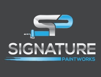 Signature Paintworks  logo design by Upoops