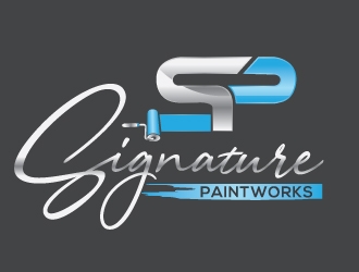 Signature Paintworks  logo design by Upoops