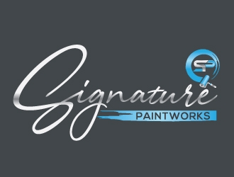 Signature Paintworks  logo design by Upoops