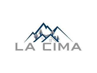 La Cima logo design by Erasedink