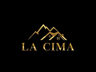 La Cima logo design by Erasedink