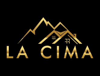 La Cima logo design by Erasedink