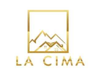 La Cima logo design by Erasedink