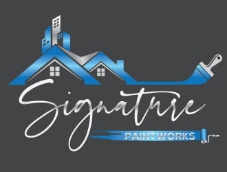 Signature Paintworks  logo design by Upoops