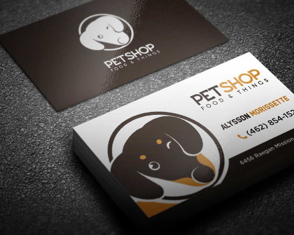 PET SHOP logo design by Boomstudioz