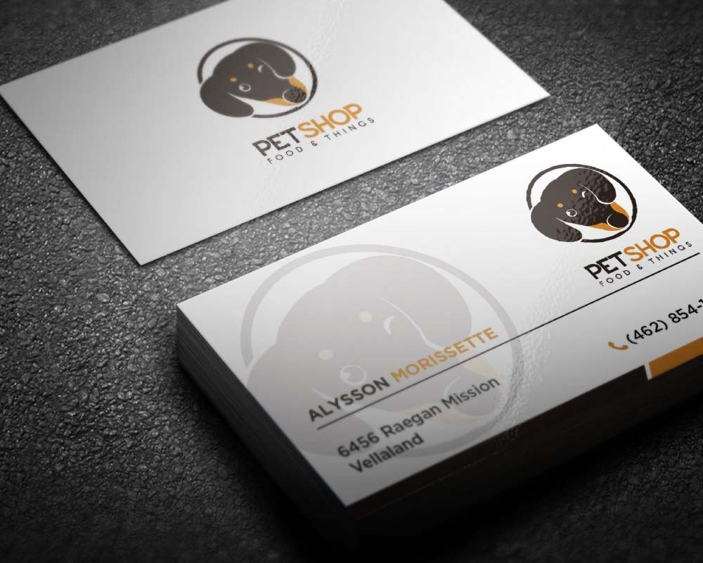 PET SHOP logo design by Boomstudioz