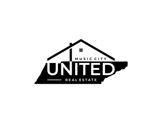 United Real Estate Music City logo design by haidar