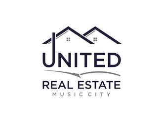 United Real Estate Music City logo design by alby