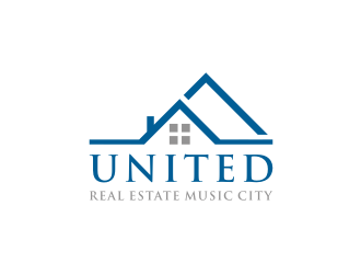 United Real Estate Music City logo design by EkoBooM