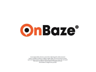 OnBaze® logo design by SenimanMelayu