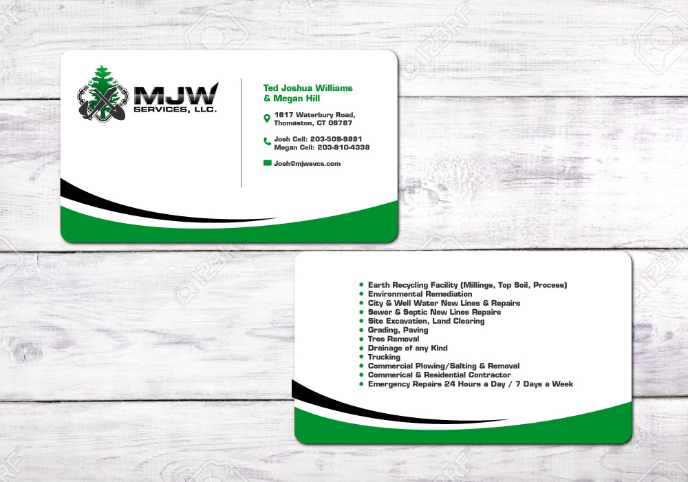 MJW SERVICES, LLC logo design by ElonStark