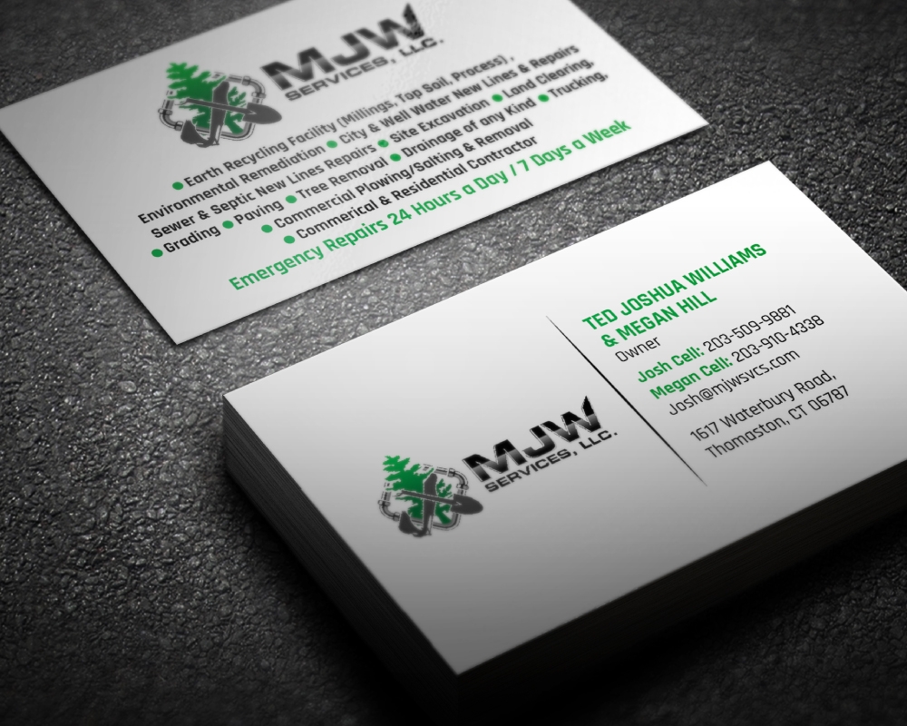 MJW SERVICES, LLC logo design by Boomstudioz