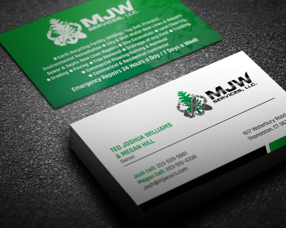 MJW SERVICES, LLC logo design by Boomstudioz