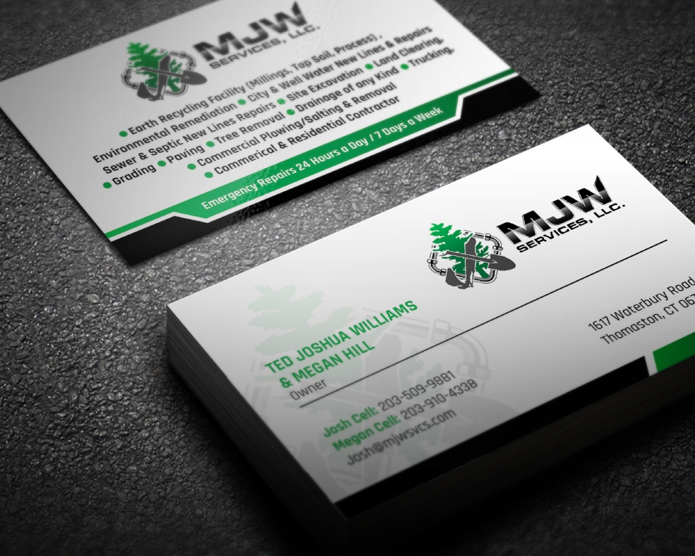 MJW SERVICES, LLC logo design by Boomstudioz