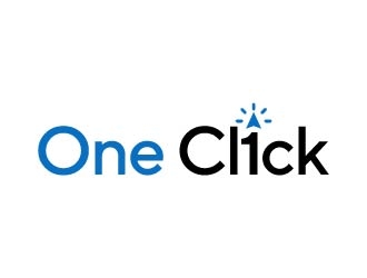 One Click logo design by maserik