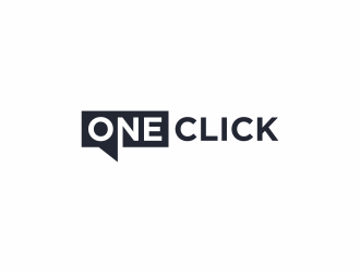 One Click logo design by ammad