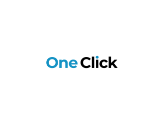 One Click logo design by haidar