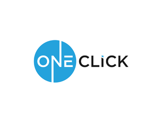 One Click logo design by alby