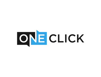 One Click logo design by alby