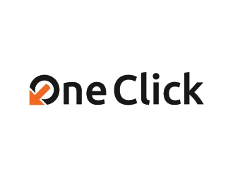 One Click logo design by Fear