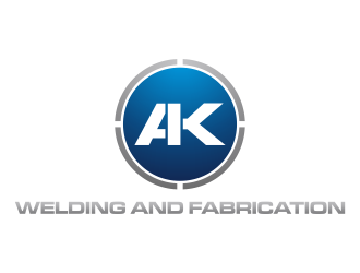 AK Welding and Fabrication logo design by p0peye