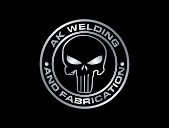 AK Welding and Fabrication logo design by Kruger