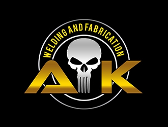 AK Welding and Fabrication logo design by PrimalGraphics