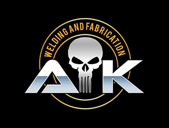 AK Welding and Fabrication logo design by PrimalGraphics