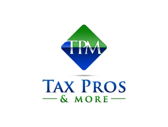 Tax Pros & More logo design by wongndeso