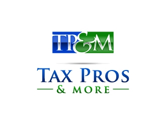 Tax Pros & More logo design by wongndeso