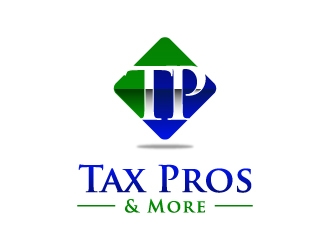 Tax Pros & More logo design by labo