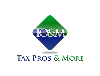 Tax Pros & More logo design by rokenrol