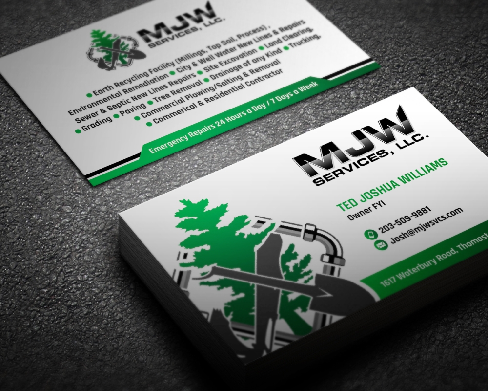 MJW SERVICES, LLC logo design by Boomstudioz