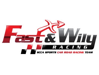 Fast & Wily Racing logo design by Suvendu