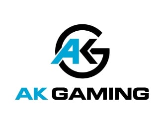 AK Gaming logo design by abss