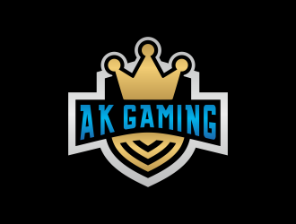 AK Gaming logo design by BlessedArt