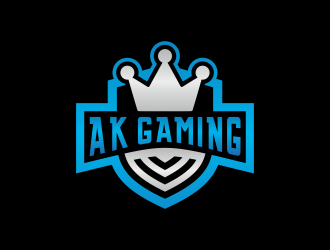 AK Gaming logo design by BlessedArt