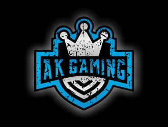 AK Gaming logo design by BlessedArt