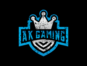 AK Gaming logo design by BlessedArt