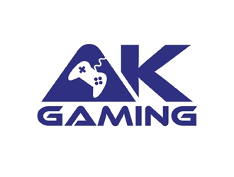 AK Gaming logo design by MAXR