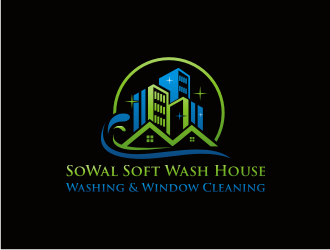 SoWal Soft Wash                House Washing & Window Cleaning logo design by cintya