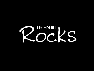 My Admin Rocks  logo design by my!dea